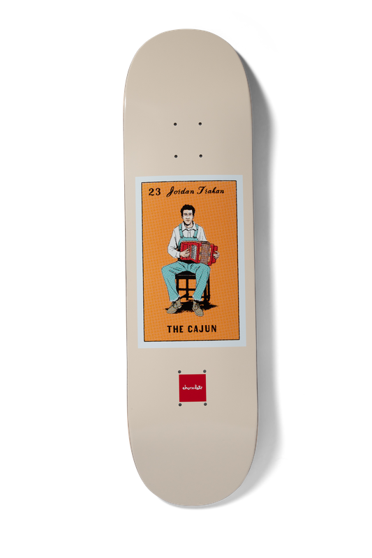 Chocolate Skateboard Deck Loteria Card The Cajun Jordan Trahan.png