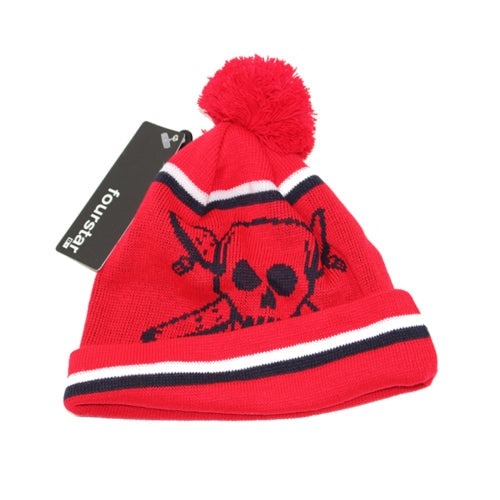 Fourstar Pirate Chain Pom Beanie Red.jpg