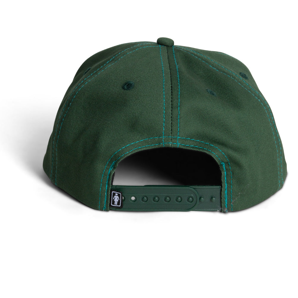 Girl 93 Til Lovers OG 5 Panel Hat Forest Green 3.jpg