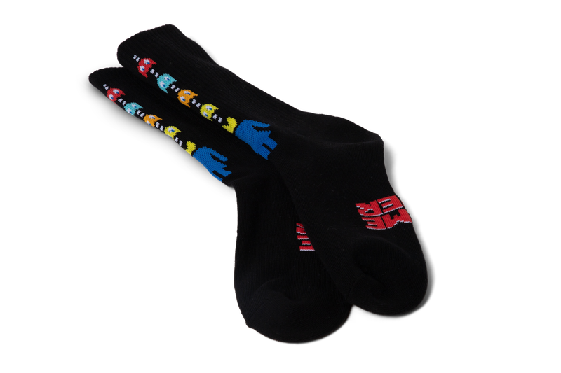 Girl Pac-Man Game Over Socks Black 2.png