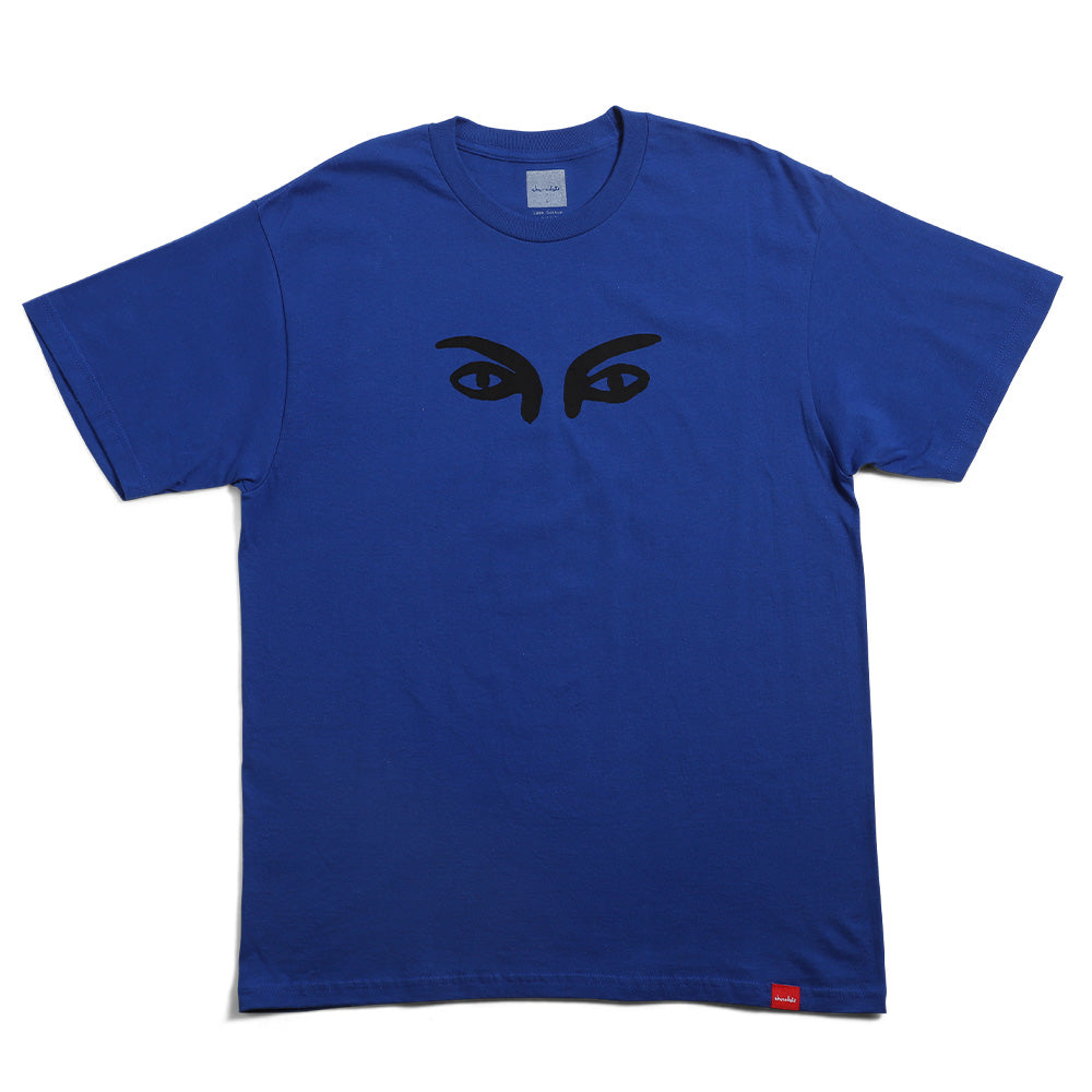 Chocolate McFetridge Drip Eyes Tee Royal W48D3.jpg