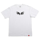 Chocolate McFetridge Drip Eyes Tee White W48D3.jpg