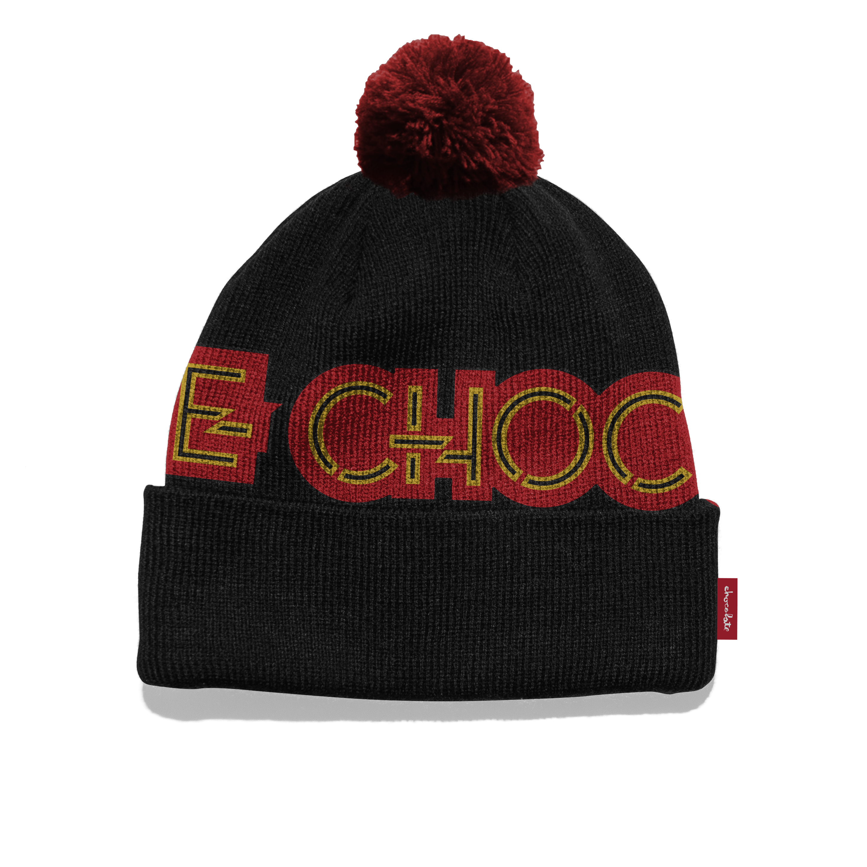 Chocolate Parliament Pom Pom Beanie Black W47D4.png