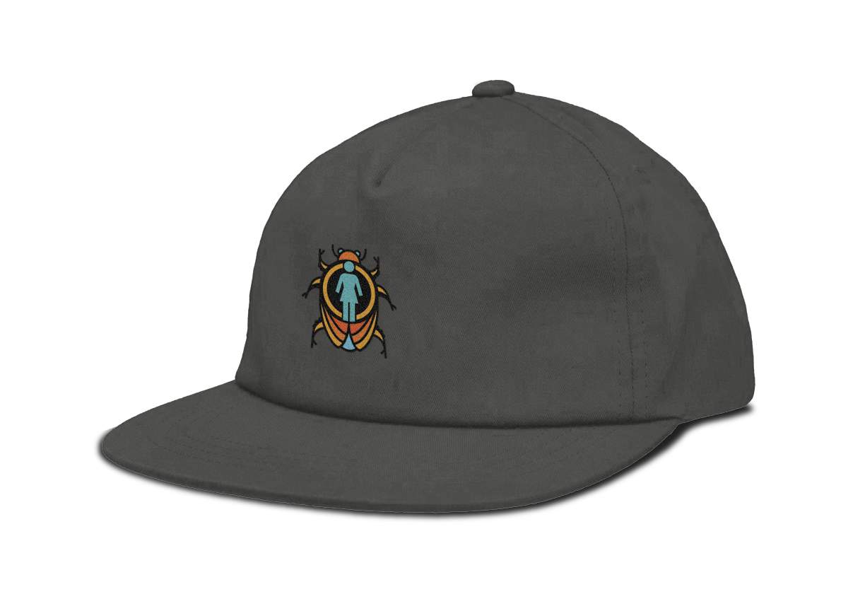 Girl Beetle Boss 5-Panel Cap Graphite W47D3.png