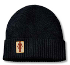 Girl OG Naturals Roll Up Beanie Black.png