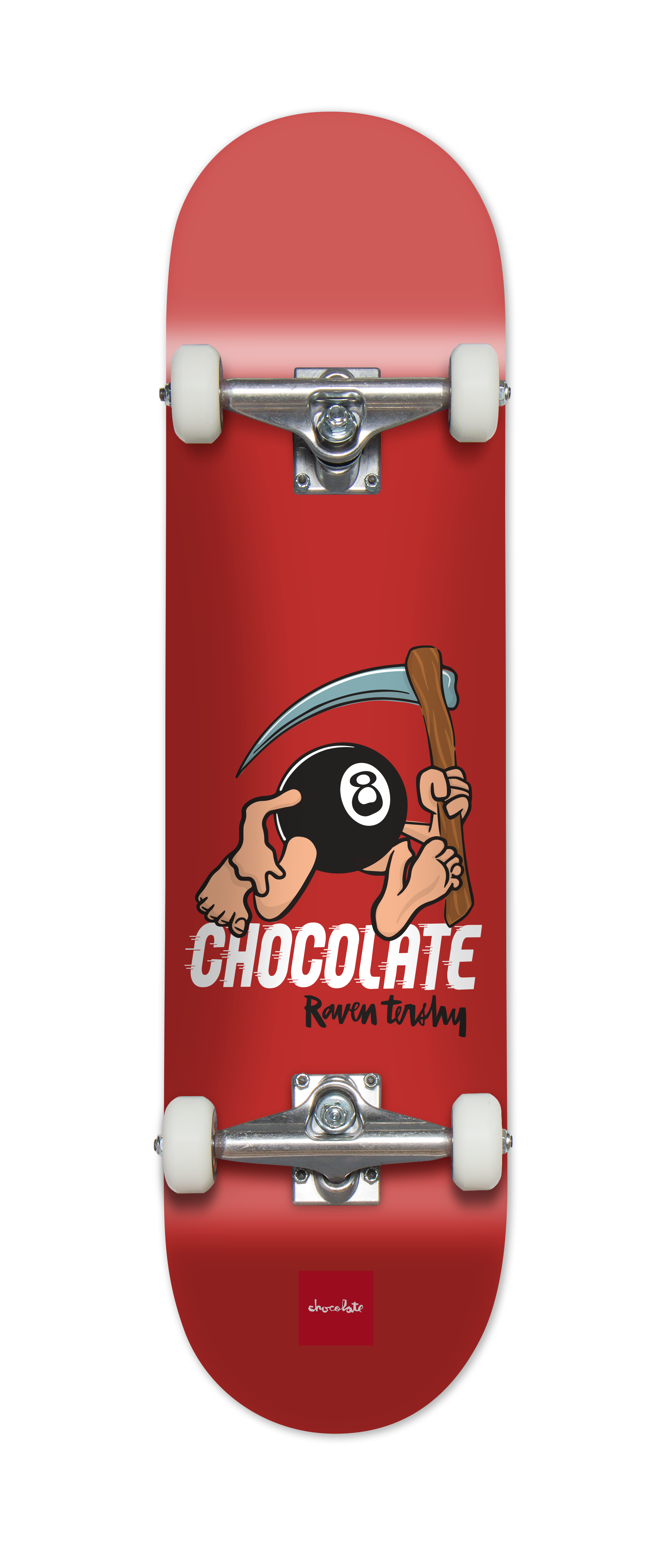 Chocolate Complete Skateboard Eightballer Raven Tershy .png