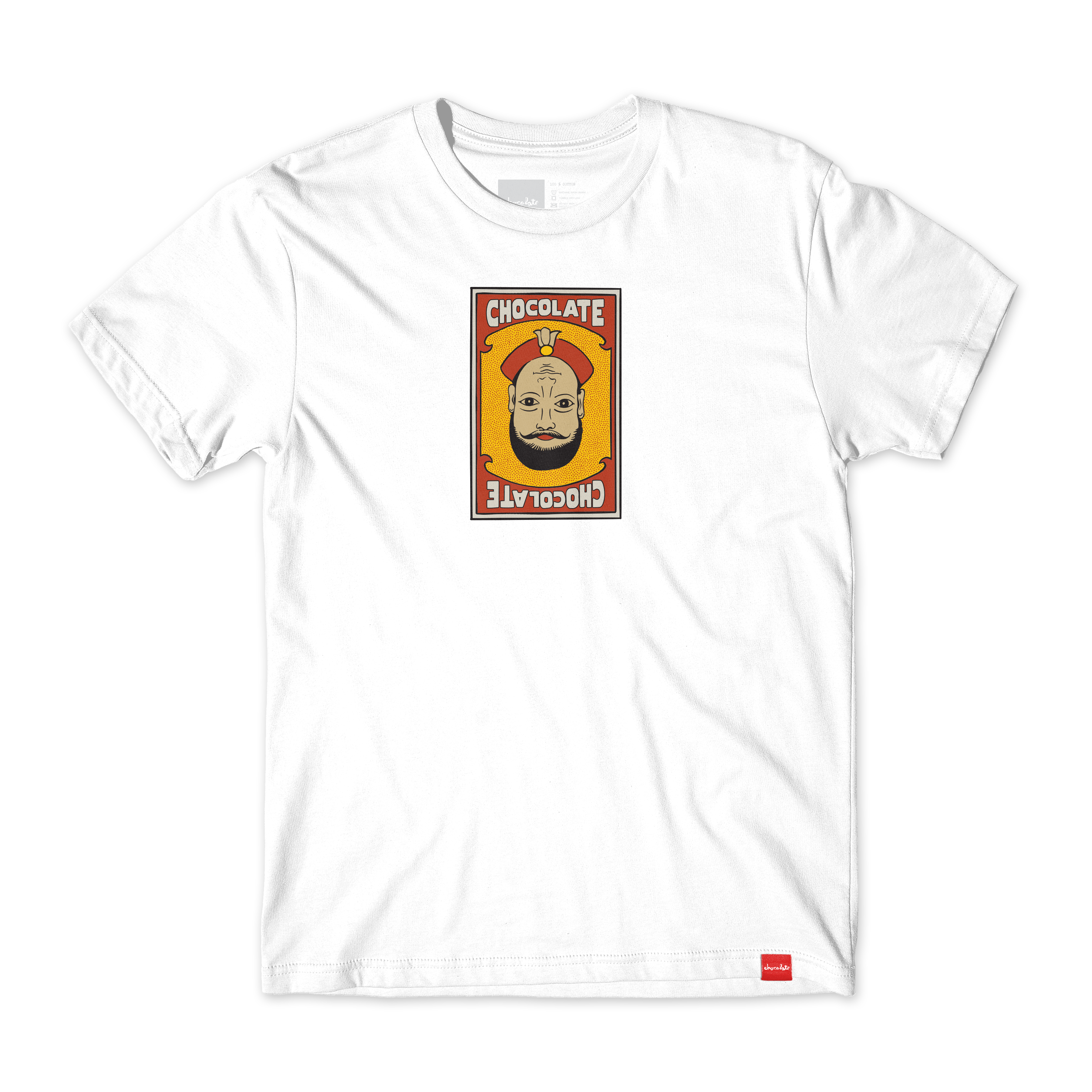 Chocolate Magic Head Hairy Tee White W44.png