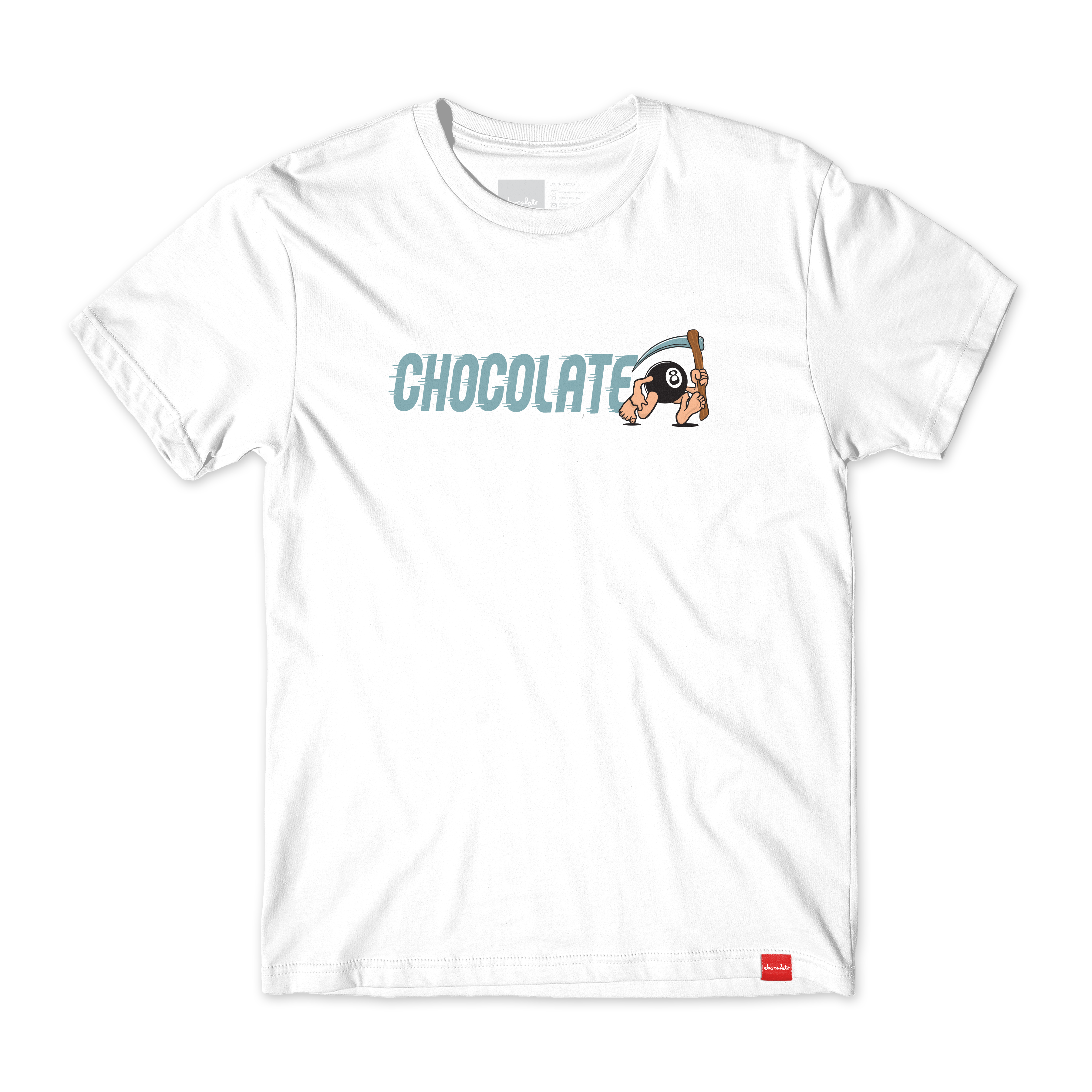 Chocolate Eightballer Tee White.png