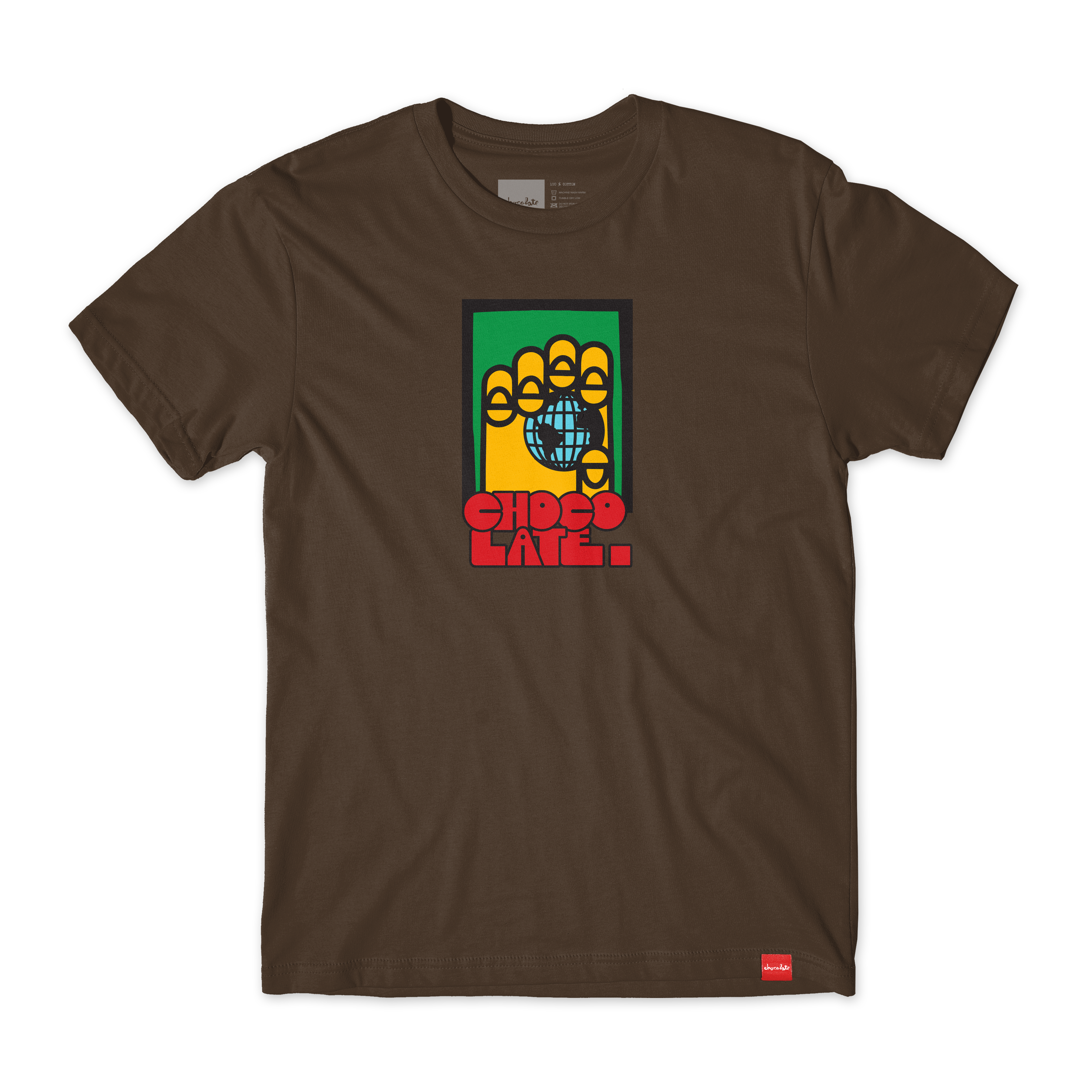 Chocolate Worldwide Tee Dark Chocolate W44.png