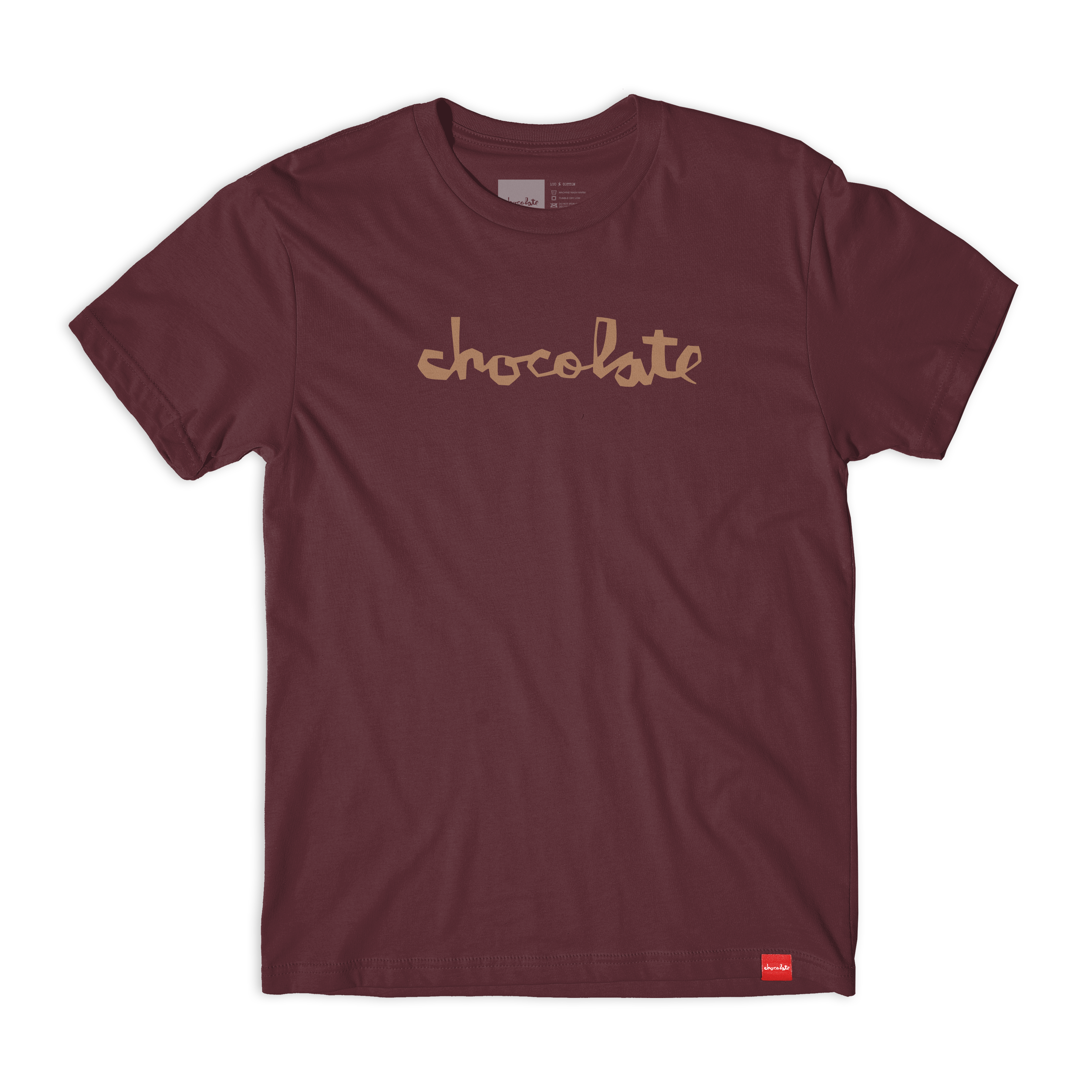 Chocolate Chunk Tee Maroon Brown.png