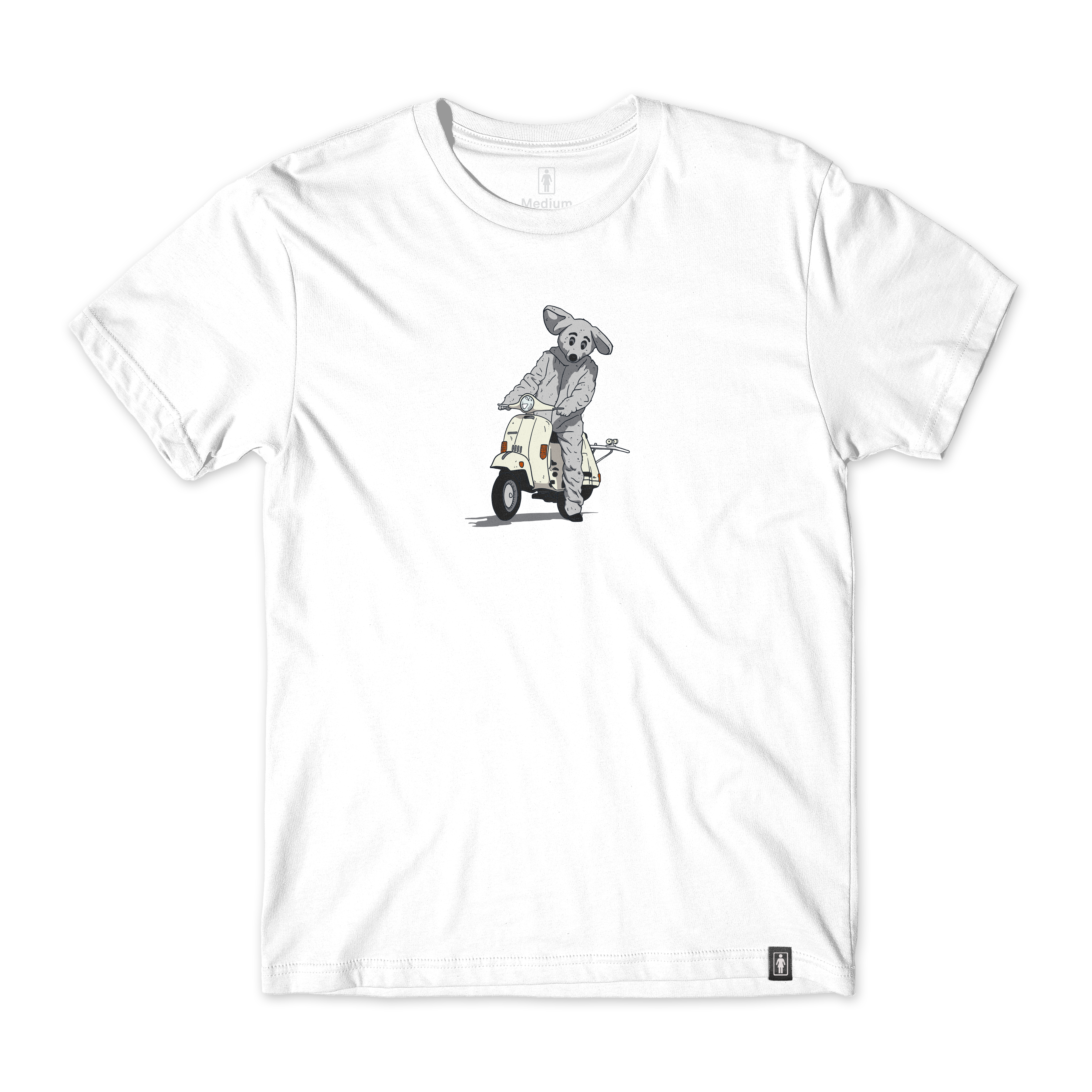 Girl Mouse Tee White W46D1.png