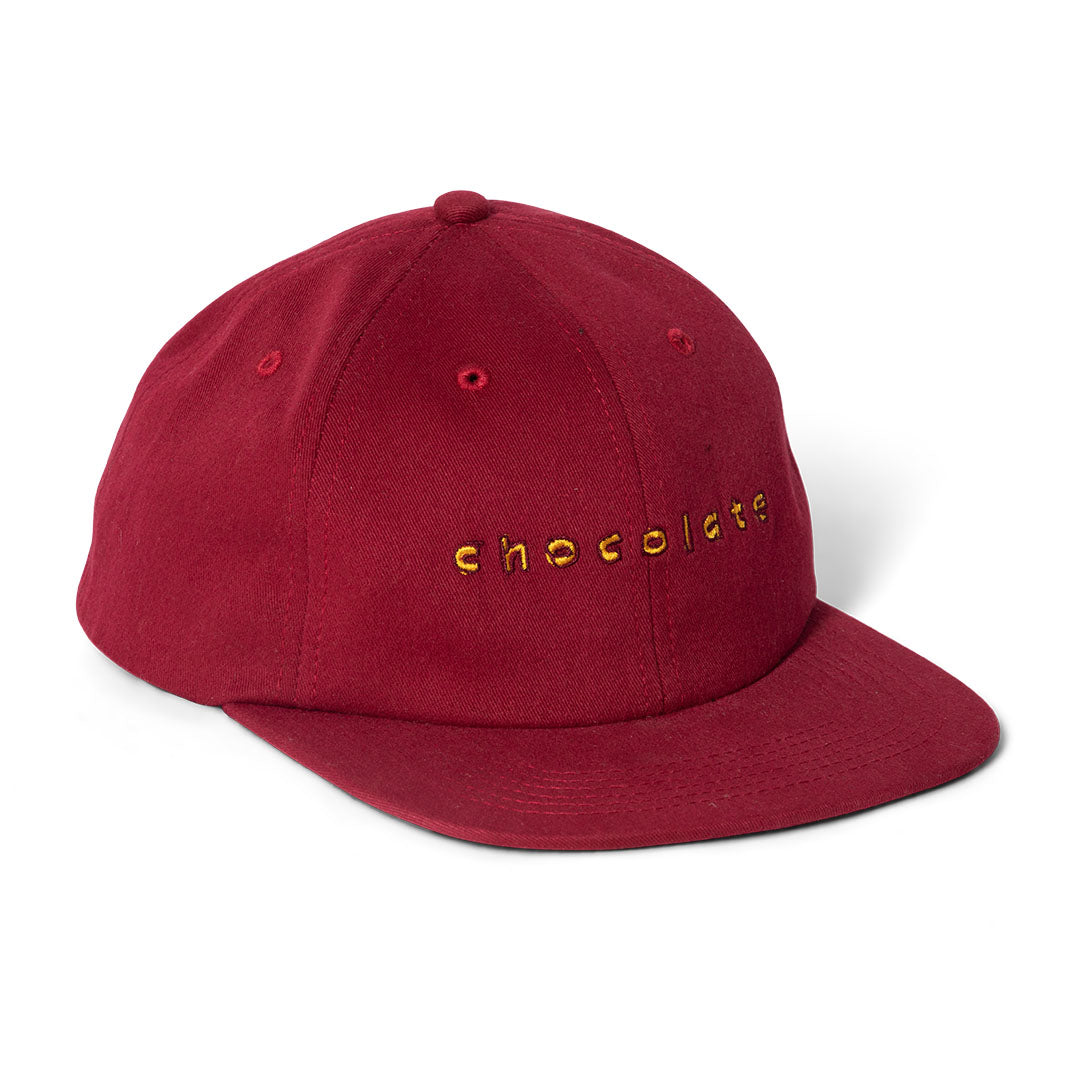 Chocolate Comic 6 Panel Cap Burgundy SIDE.jpg