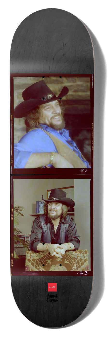 Chocolate Skateboard Deck Waylon Jennings James Capps 8.5".jpg