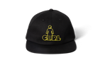 Girl Pac-Man OG Embroidered 6 Panel Hat Black.png