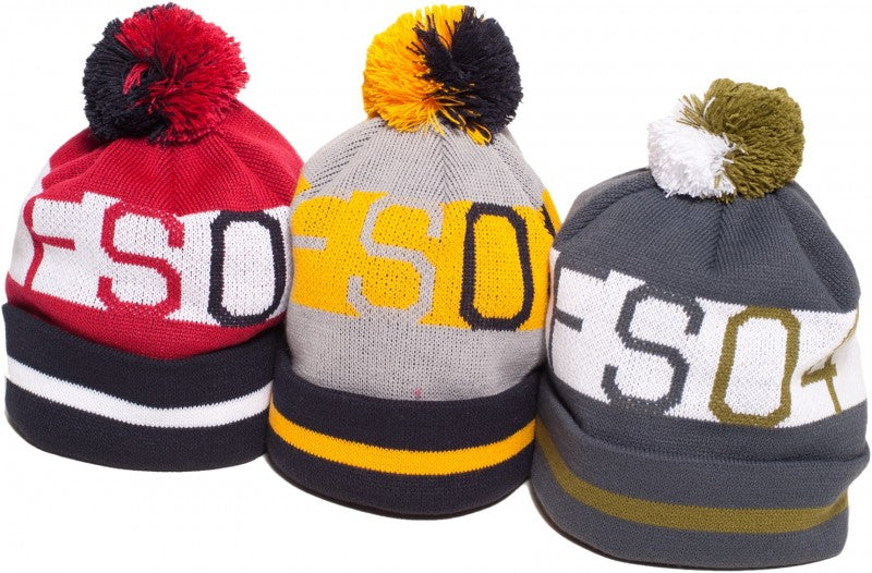 Fourstar Octin Pom Pom Beanie Red 2.jpg