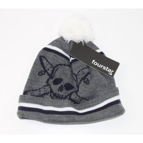 Fourstar Pirate Chain Pom Beanie Grey.jpg