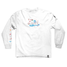 Girl Hello Kitty and Friends Fishing LS Tee White.png